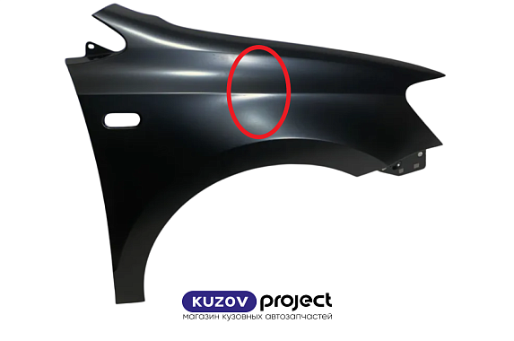 Крыло правое Volkswagen Polo Rus 2010-2020 4D (Тайвань / Залом) Дисконт 30%