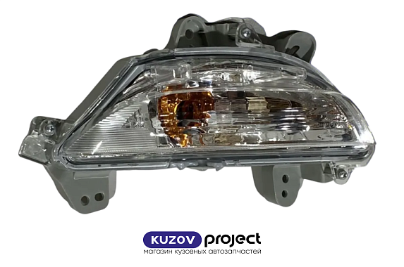 Поворот в бампер Mazda 3 2013-2016 Правый (Китай)